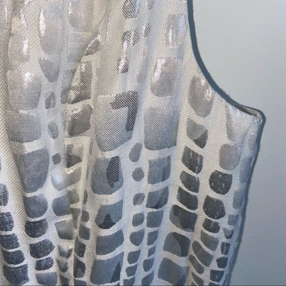 Mac + Jac silver and white print dress - Picture 6 of 13